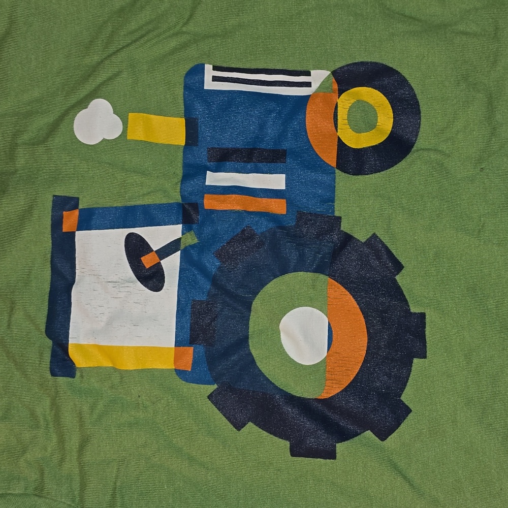Falls Creek Boys Tractor Graphic Long Sleeved Shirt 2T - Picture 2 of 3